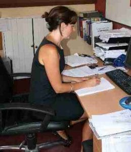 Toni Batty, studying for postgraduate education