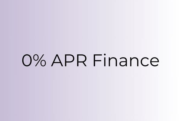 0% APR Finance 0% APR Dental Finance written on pale background